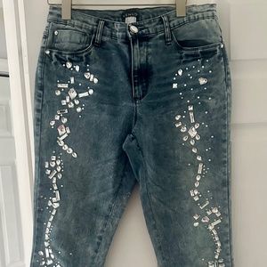 Embellished skinny jeans from Venus